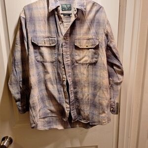 Terrain by Winsor Mens Flannel Shirt Medium